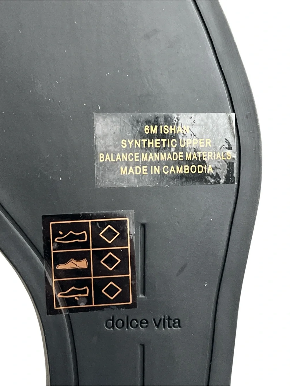 Dolce Vita Strappy Flat Sandals Gold Silver Toe Ring Ankle Straps, Size 6M